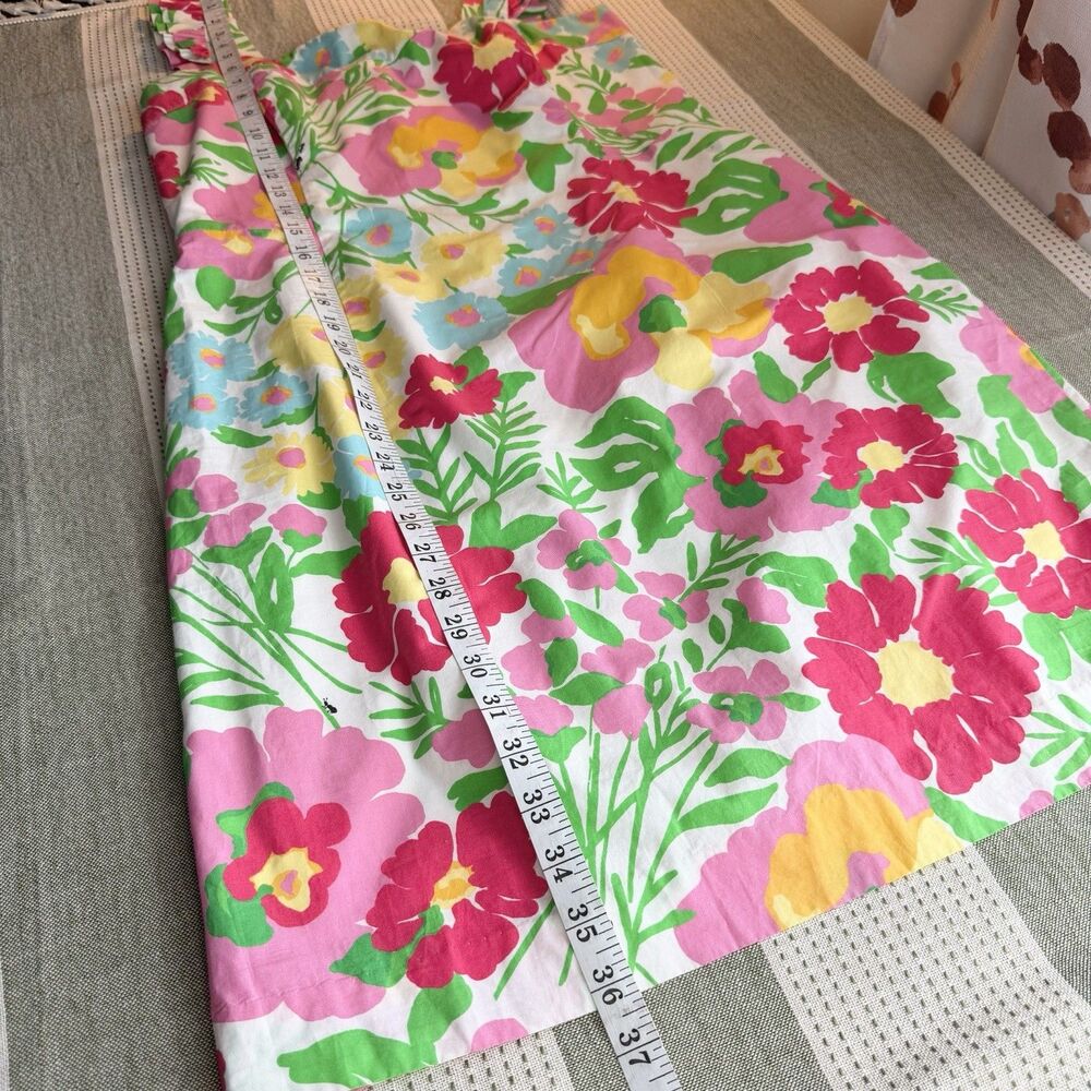 Lilly Pulitzer Floral Ants Dress Women’s 14 Ruffle Sleeve Sweetheart Colorful - Picture 9 of 13
